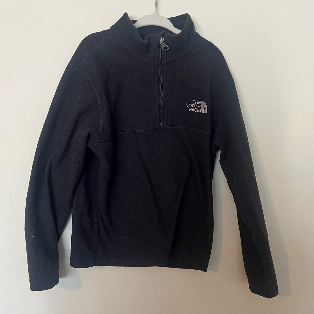 The North Face Black Zip Up Sweater boys XS (6)